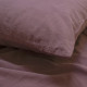 Постільна білизна Lotus Home Kansas євро, Washed Cotton, бургунді