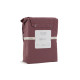 Постільна білизна Lotus Home Kansas євро, Washed Cotton, бургунді