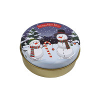 Lotus Home Candy Cane Blue — аромасвічка з ароматом імбирного печива, бджолиний віск, блакитна, 90 мл
