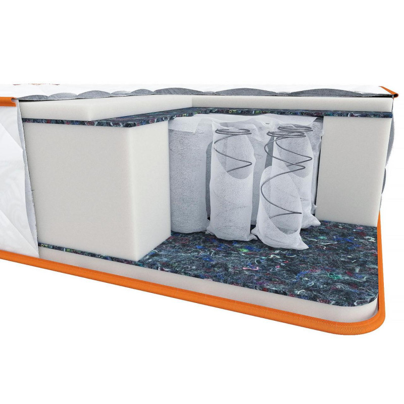 Матрац ортопедичний Homefort Sunline 190х200 см Білий 344302414