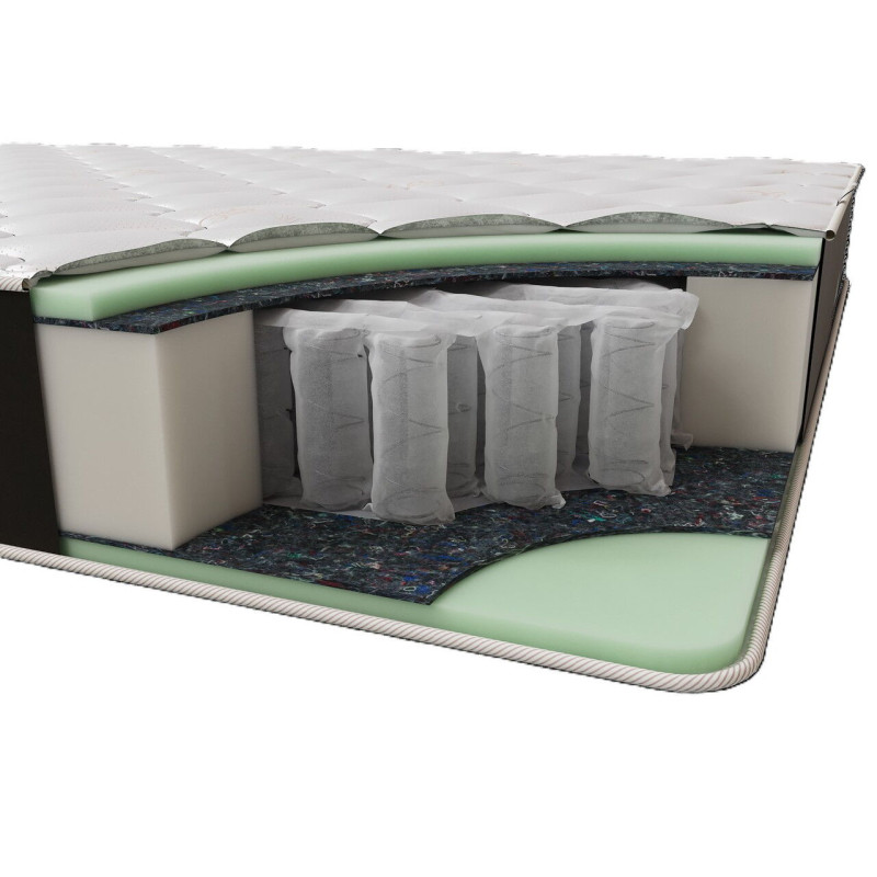 Матрац ортопедичний Homefort Accent 180х200 см Білий 34954254