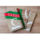 Постельный комплект Gucci (Гуччи) коричневый