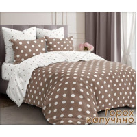 Постельный комплект Горох капучино