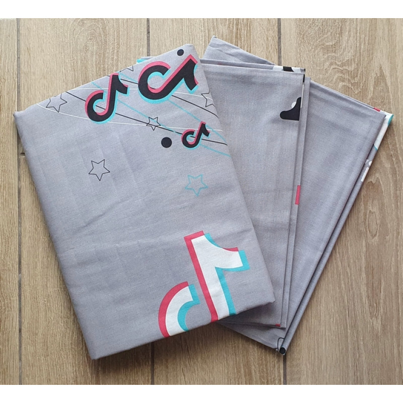 Постельный комплект Тик Ток (Tik Tok) серый