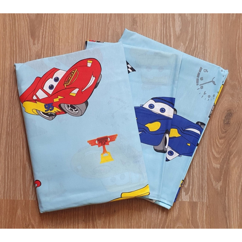 Детская кровать Маквина голубая