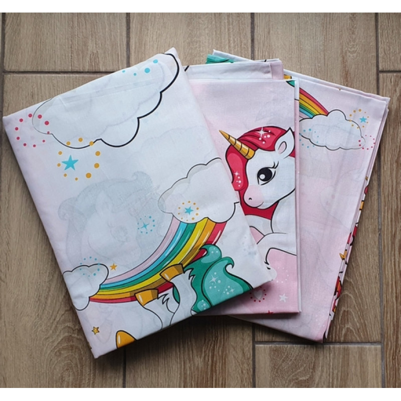 Детское постельное белье Единороги в кроватку