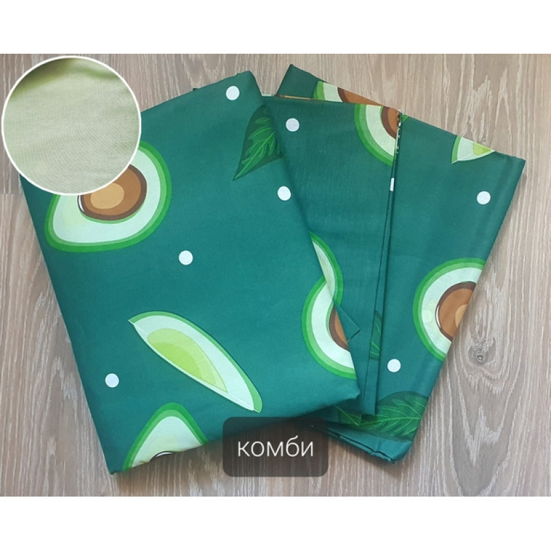 Постельный комплект Авокадо темно-зеленый