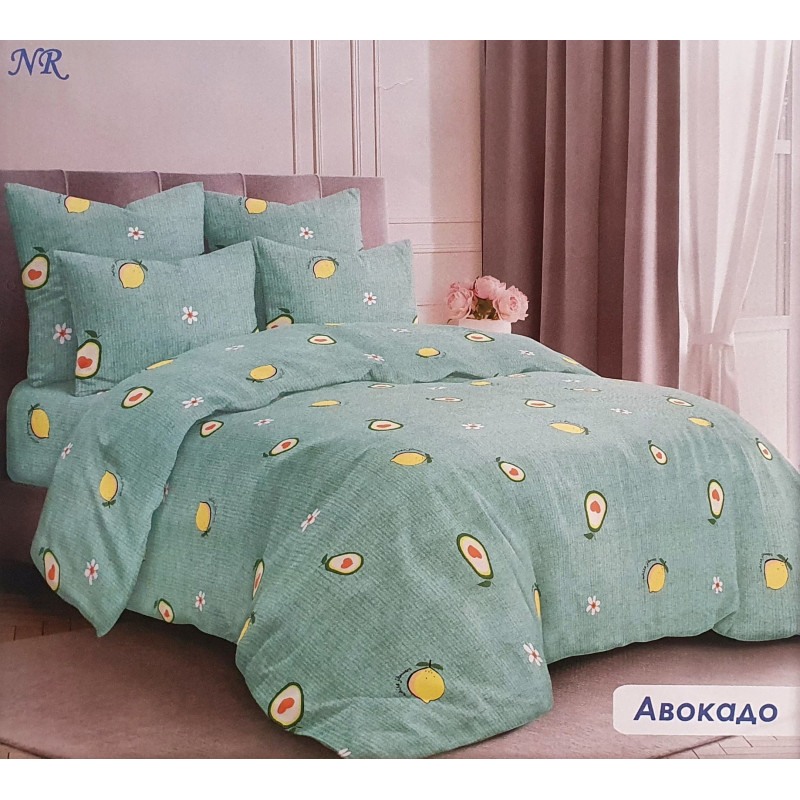 Постельный комплект Авокадо зеленый