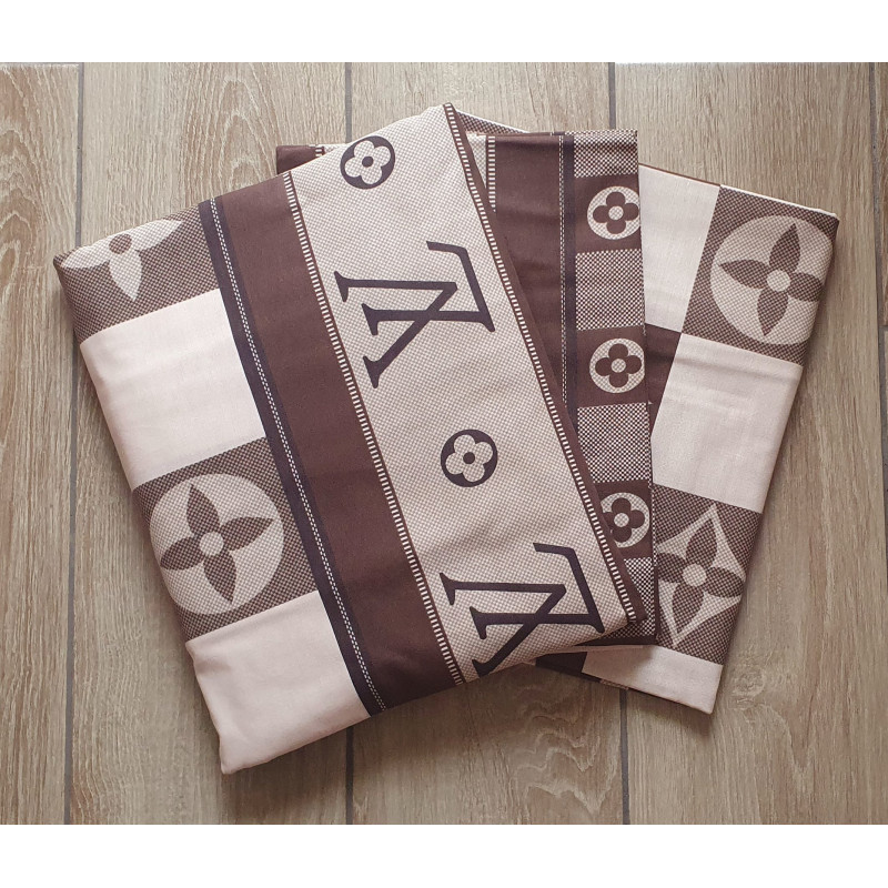 Постельный комплект Луи Виттон коричневый