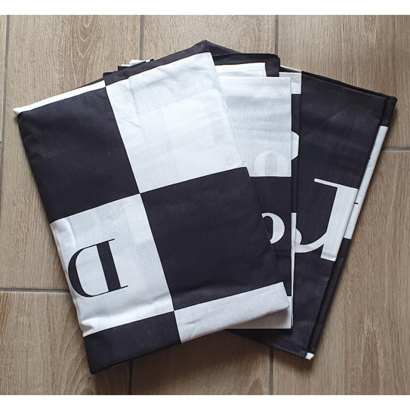 Постельный комплект Диор черный