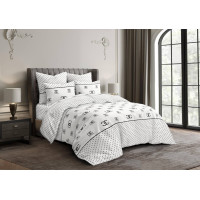 Постільний комплект Шанель (Chanel) белый