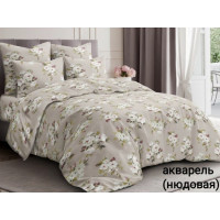 Постельный комплект Акварель нюдовая