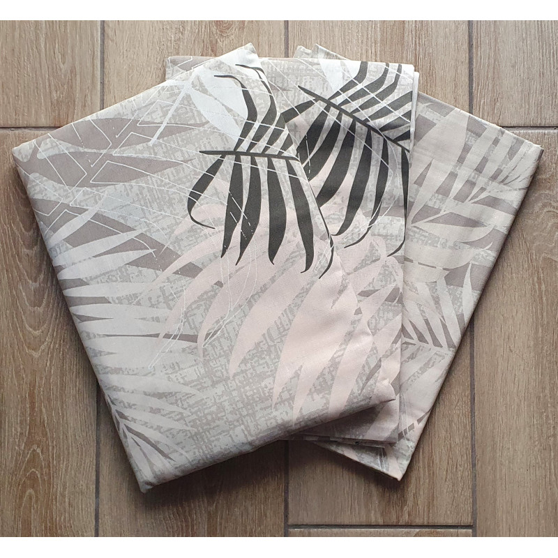 Постельный комплект Тропики в серебре