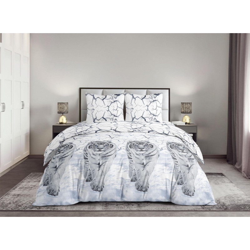 Постельный комплект Мраморные тигры