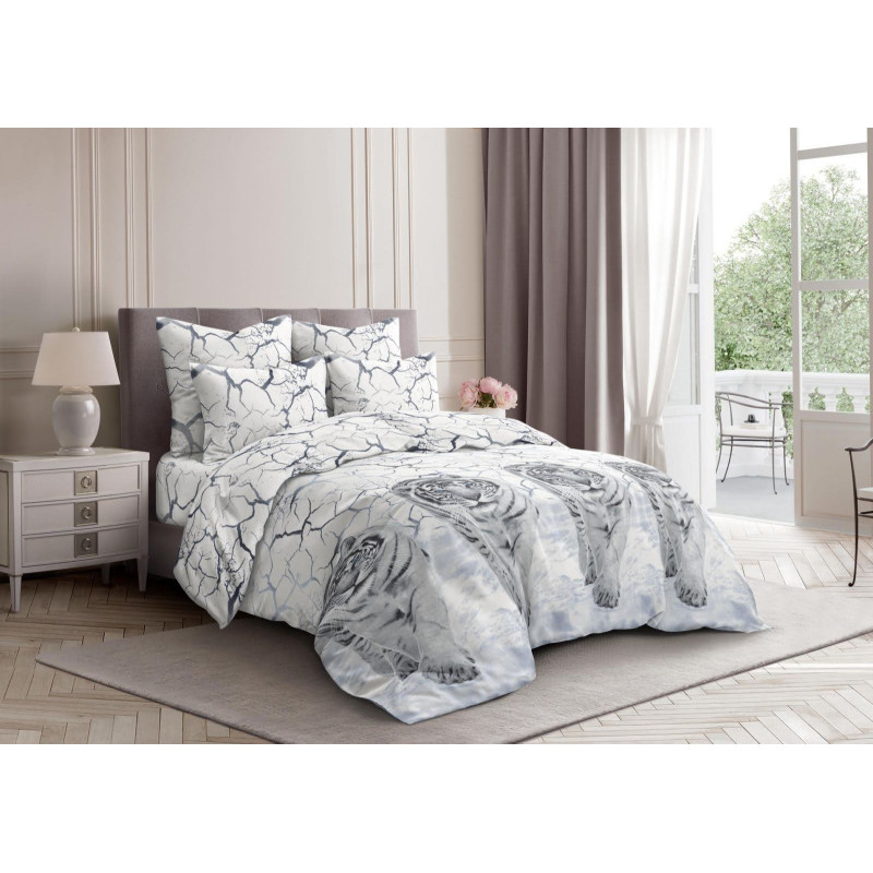 Постельный комплект Мраморные тигры