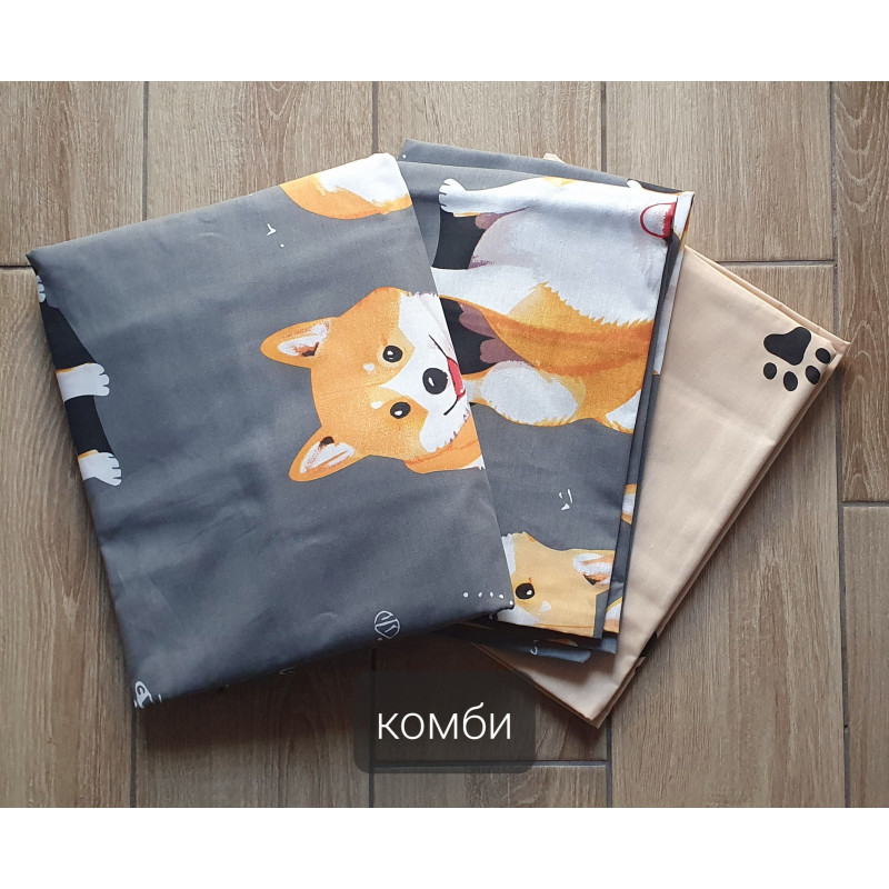 Постельный комплект Корги