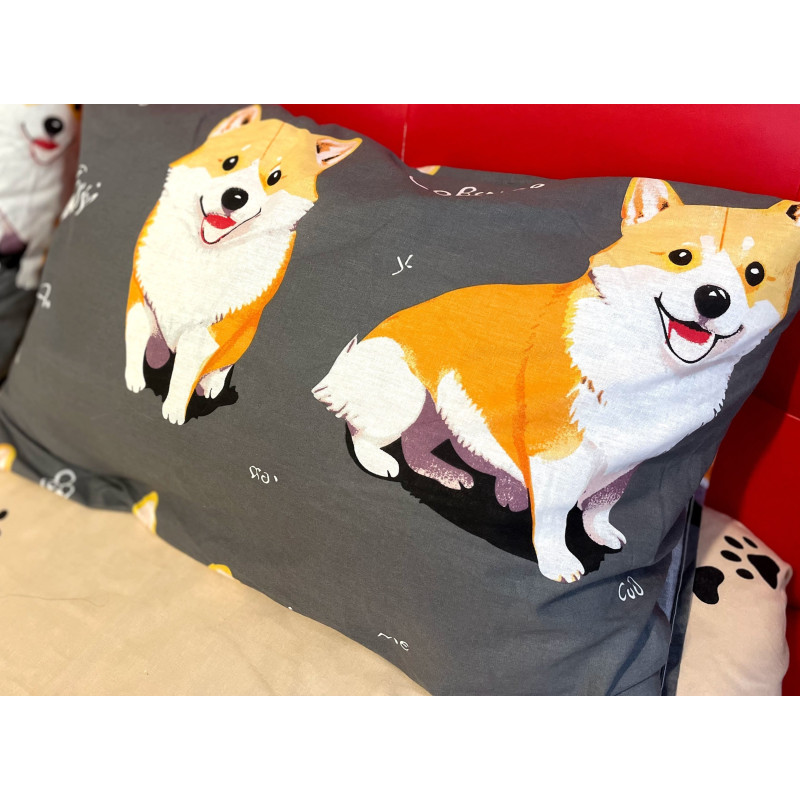Постельный комплект Корги