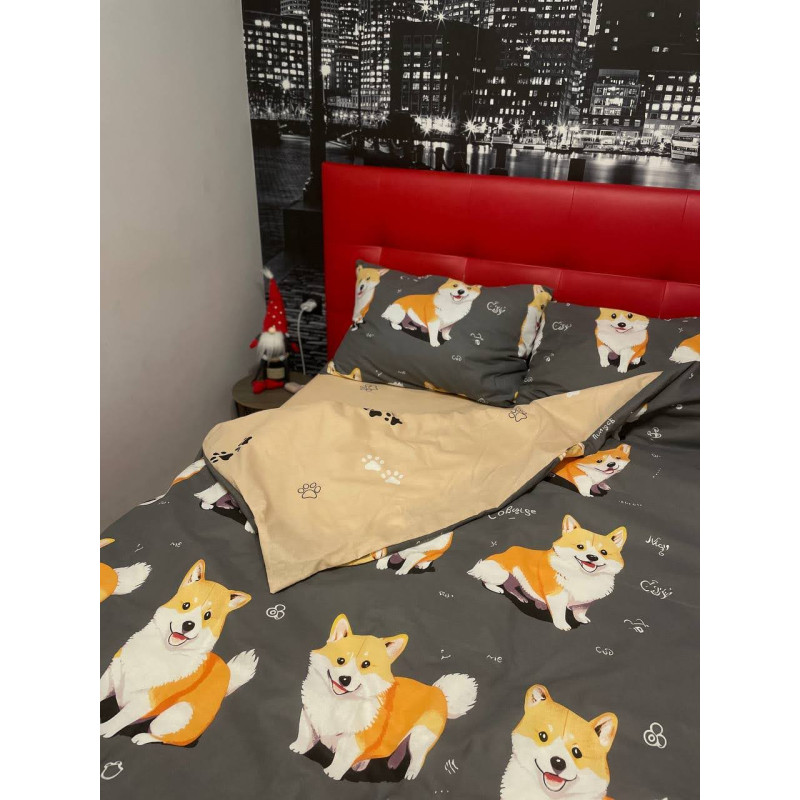Постельный комплект Корги