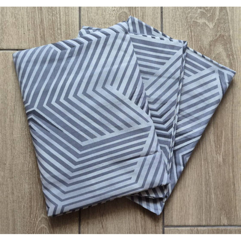 Постельный комплект Серый металл