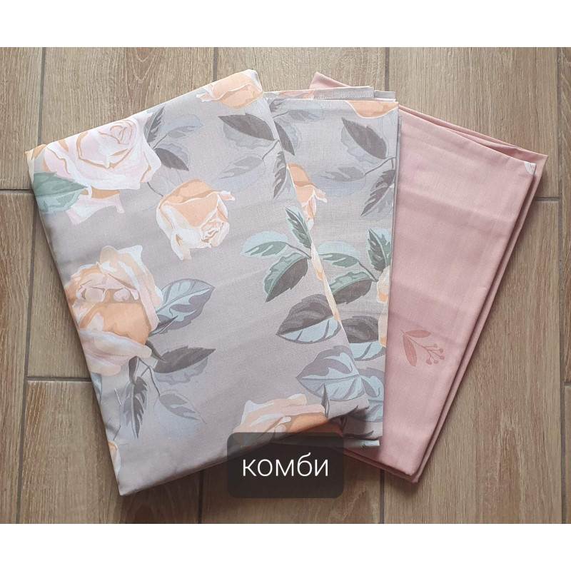Постельный комплект Пильная роза комби