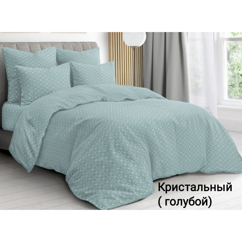 Постельный комплект Кристальный голубой