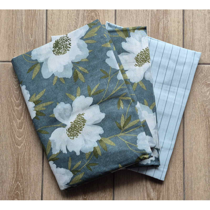 Постільний комплект Хлоя морська хвиля