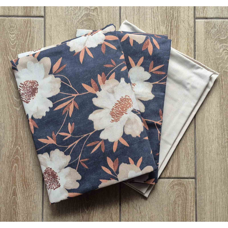 Постільний комплект Хлоя на синьому