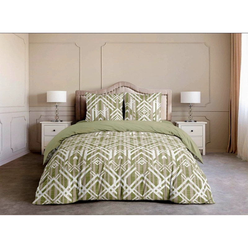Постільний комплект Матриця оливкова