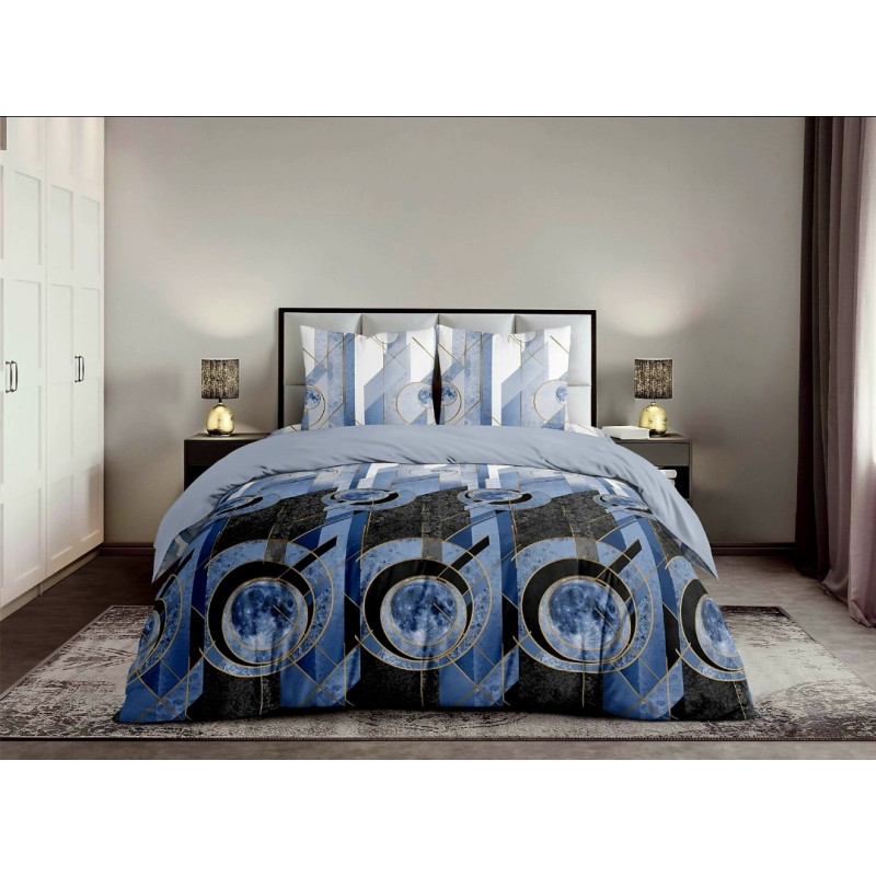 Постільний комплект Повний місяць блакитний