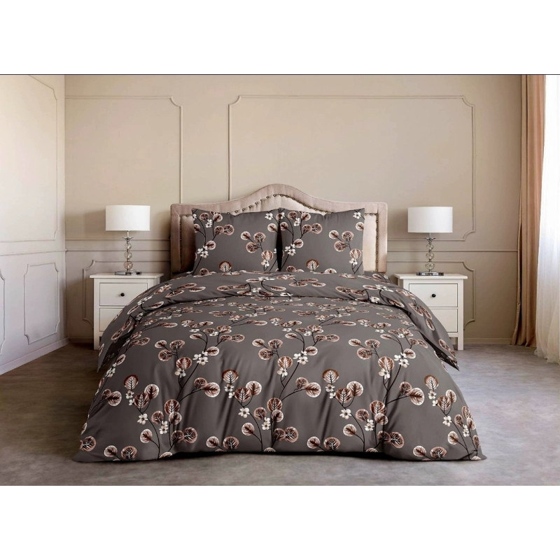 Постільний комплект Гілочки коричневі