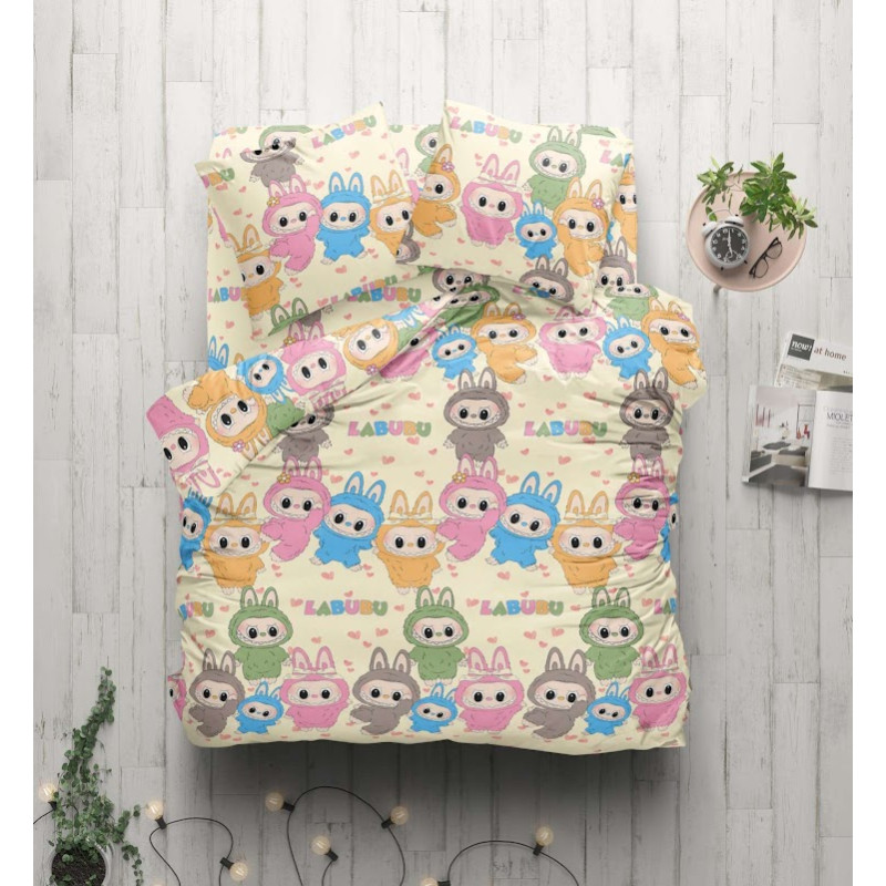 Дитяча постіль Лабубу бежевий