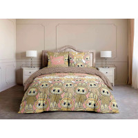 Дитяча постіль Лабубу комбі коричневий