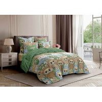 Дитяча постіль Лабубу комбі зелений