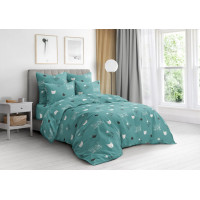 Постільний комплект Котики жмурки бірюза