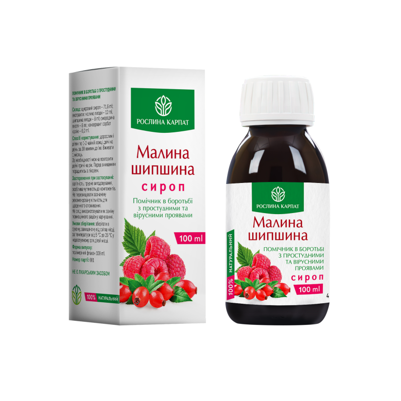 Сироп Малина - шипшина 100 мл