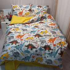 Постільна білизна Динозаври Ранфорс MERISET - (550656)