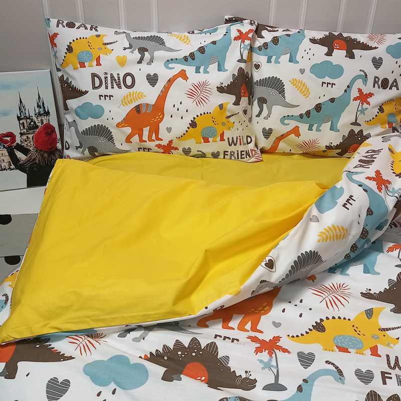Постільна білизна Динозаври Ранфорс MERISET - (550656)