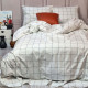 Постільна білизна Тартан білий ранфорс MERISET - (560794)