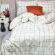 Постільна білизна Тартан білий ранфорс MERISET - (560794)