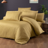 Постільна білизна GOLD Сатин страйп MERISET - Євро (550396)