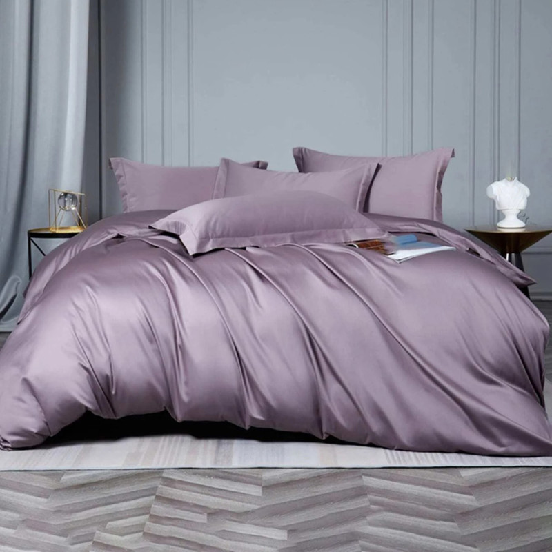 Постільна білизна LILAC FOG Premium Сатин однотон MERISET - Євро (550663)