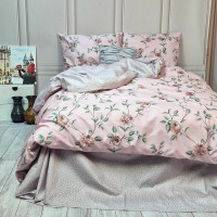 Постільна білизна Розарій Сатин MERISET - Сімейний (560710)