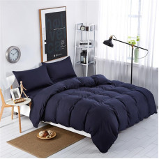 Постільна білизна Темносиній Ранфорс MERISET - Полуторний (550100)
