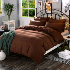 Постільна білизна Коричневе Ранфорс MERISET - Двоспальний (550114)