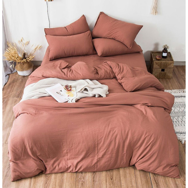 Постільна білизна Фраппе Ранфорс MERISET - Сімейний на резинці (550117)