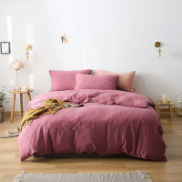 Постільна білизна Попіл троянди Ранфорс MERISET - Євро на резинці (550124)