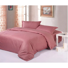 Постільна білизна MAUVE Elite Сатин страйп MERISET - Євро на резинці (550134)