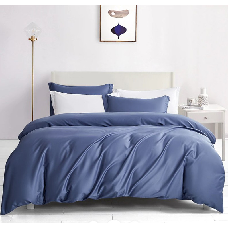 Постільна білизна INDIGO Premium Сатин однотон MERISET - Сімейний (550232)