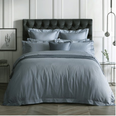 Постільна білизна TRUE GREY Elite Сатин страйп MERISET - Двоспальний (550281)