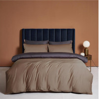 Постільна білизна ДУЕТ FRAPPE/ANTHRACITE Premium Сатин однотон MERISET - Євро (550379)